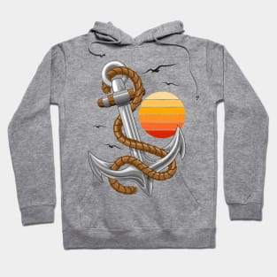 Anchor Marine Element, Sun and Seagulls Hoodie